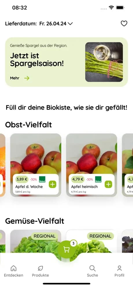 Wino Bio App Screenshot